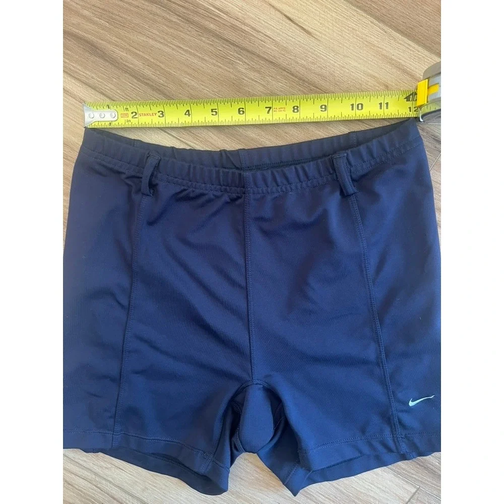VTG Nike Alpha‎ Project Kids Navy Blue Compression Athletic Shorts Size L 12-14